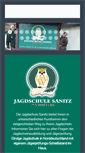 Mobile Screenshot of jagdschule-sanitz.de