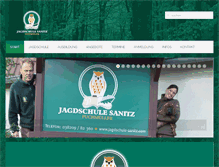 Tablet Screenshot of jagdschule-sanitz.de